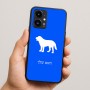 כיסוי בעיצוב אישי עם השם שלך לדגם - Realme 16 Pro 5G בעיצוב כלב