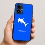 כיסוי בעיצוב אישי עם השם שלך לדגם - Realme 16 Pro 5G בעיצוב כריש ראש פטיש