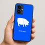 כיסוי בעיצוב אישי עם השם שלך לדגם - Realme 16 Pro 5G בעיצוב חזיר