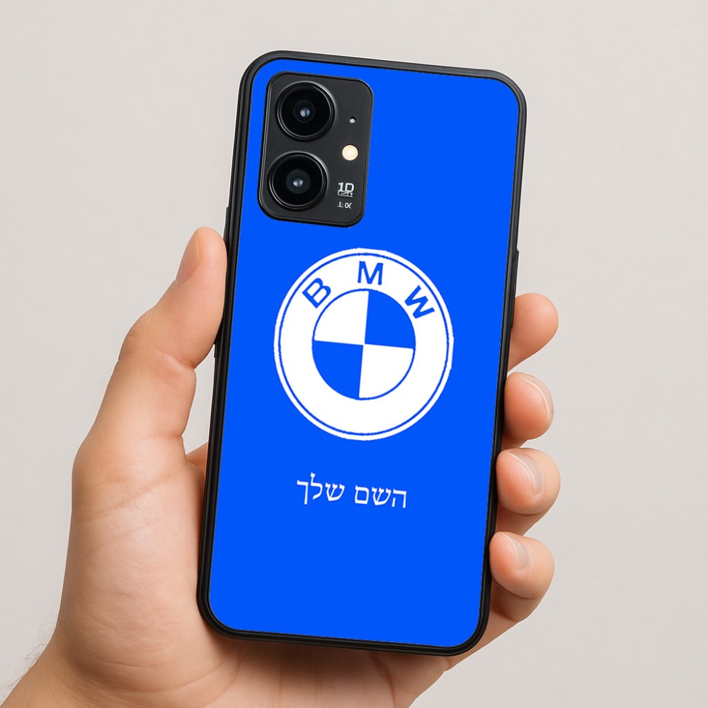 כיסוי בעיצוב אישי עם השם שלך לדגם - Realme 16 Pro 5G בעיצוב ב.מ.וו