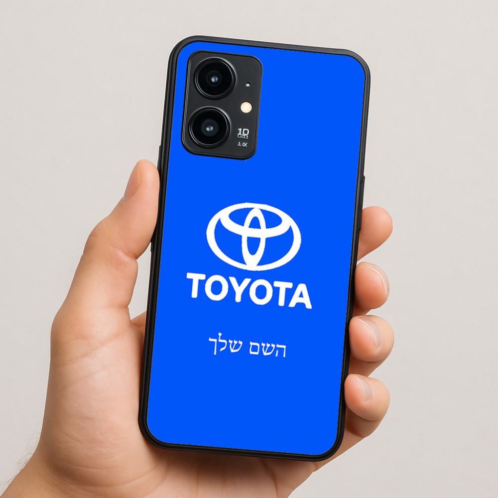 כיסוי בעיצוב אישי עם השם שלך לדגם - Realme 16 Pro 5G בעיצוב טויוטה