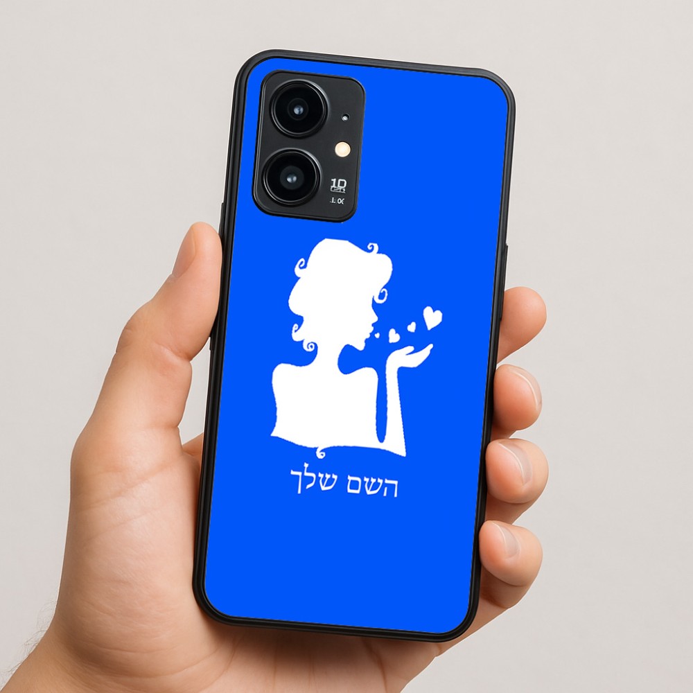 כיסוי בעיצוב אישי עם השם שלך לדגם - Realme 16 Pro 5G בעיצוב אהבת נשים