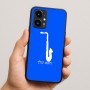 כיסוי בעיצוב אישי עם השם שלך לדגם - Realme 16 Pro 5G בעיצוב סקסופון