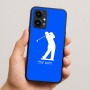כיסוי בעיצוב אישי עם השם שלך לדגם - Realme 16 Pro 5G בעיצוב שחקן גולף