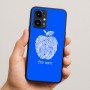 כיסוי בעיצוב אישי עם השם שלך לדגם - Realme 16 Pro 5G בעיצוב הדפס תפוח