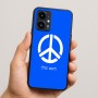 כיסוי בעיצוב אישי עם השם שלך לדגם - Realme 16 Pro 5G בעיצוב סמל השלום