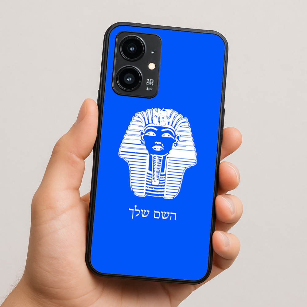 כיסוי בעיצוב אישי עם השם שלך לדגם - Realme 16 Pro 5G בעיצוב פרעה - תות ענח' אמון מצרי