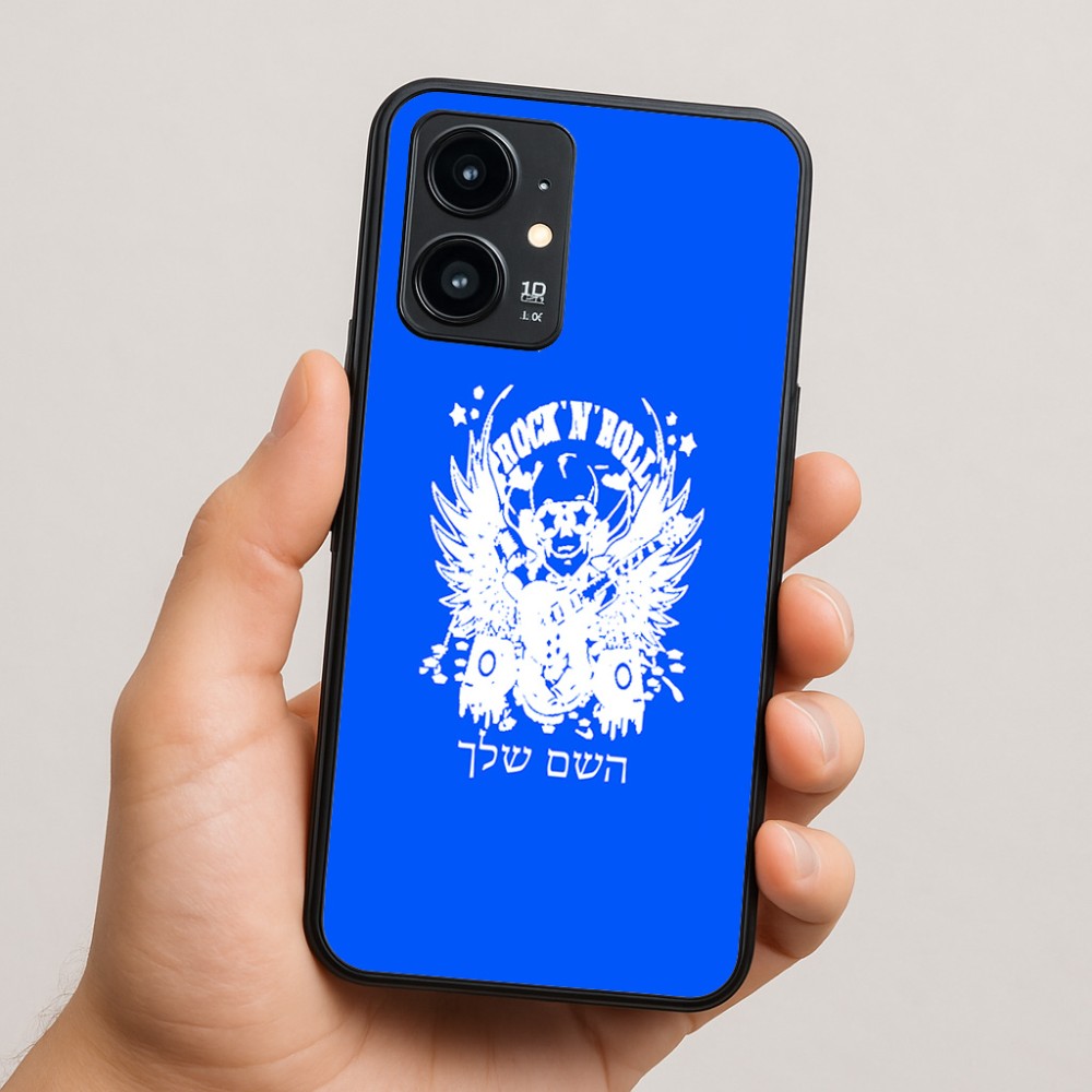 כיסוי בעיצוב אישי עם השם שלך לדגם - Realme 16 Pro 5G בעיצוב רוקנרול