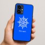 כיסוי בעיצוב אישי עם השם שלך לדגם - Realme 16 Pro 5G בעיצוב הגה - קפטן - ים