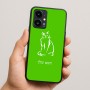 כיסוי בעיצוב אישי עם השם שלך לדגם - Realme 16 Pro 5G בעיצוב חתול