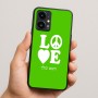 כיסוי בעיצוב אישי עם השם שלך לדגם - Realme 16 Pro 5G בעיצוב אהבה