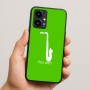 כיסוי בעיצוב אישי עם השם שלך לדגם - Realme 16 Pro 5G בעיצוב סקסופון