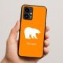 כיסוי בעיצוב אישי עם השם שלך לדגם - Realme 16 Pro 5G בעיצוב דוב