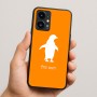 כיסוי בעיצוב אישי עם השם שלך לדגם - Realme 16 Pro 5G בעיצוב פינגווין
