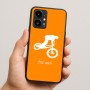 כיסוי בעיצוב אישי עם השם שלך לדגם - Realme 16 Pro 5G בעיצוב רוכב אופניים