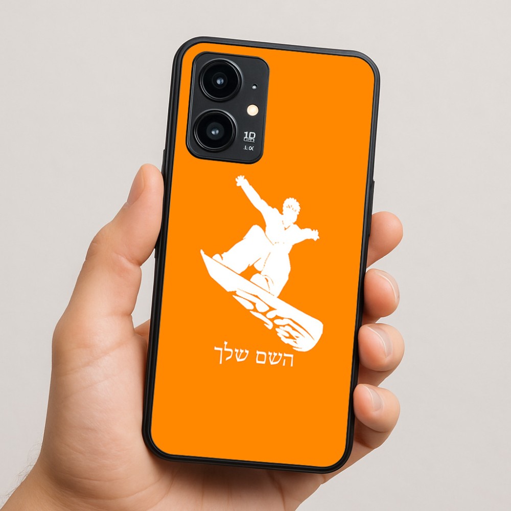 כיסוי בעיצוב אישי עם השם שלך לדגם - Realme 16 Pro 5G בעיצוב סנובורדיסט