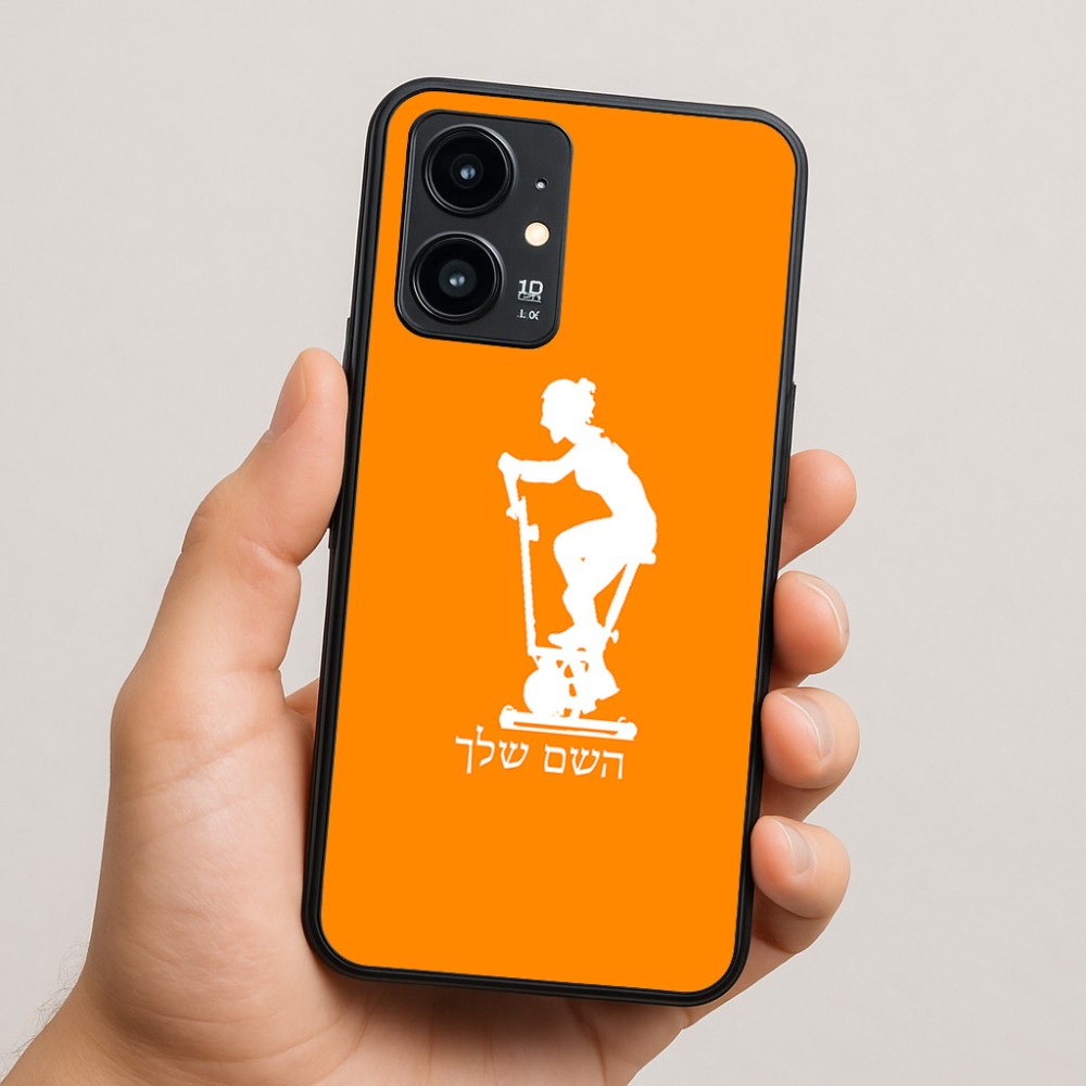 כיסוי בעיצוב אישי עם השם שלך לדגם - Realme 16 Pro 5G בעיצוב אימון ספינינג - אישה