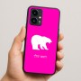 כיסוי בעיצוב אישי עם השם שלך לדגם - Realme 16 Pro 5G בעיצוב דוב
