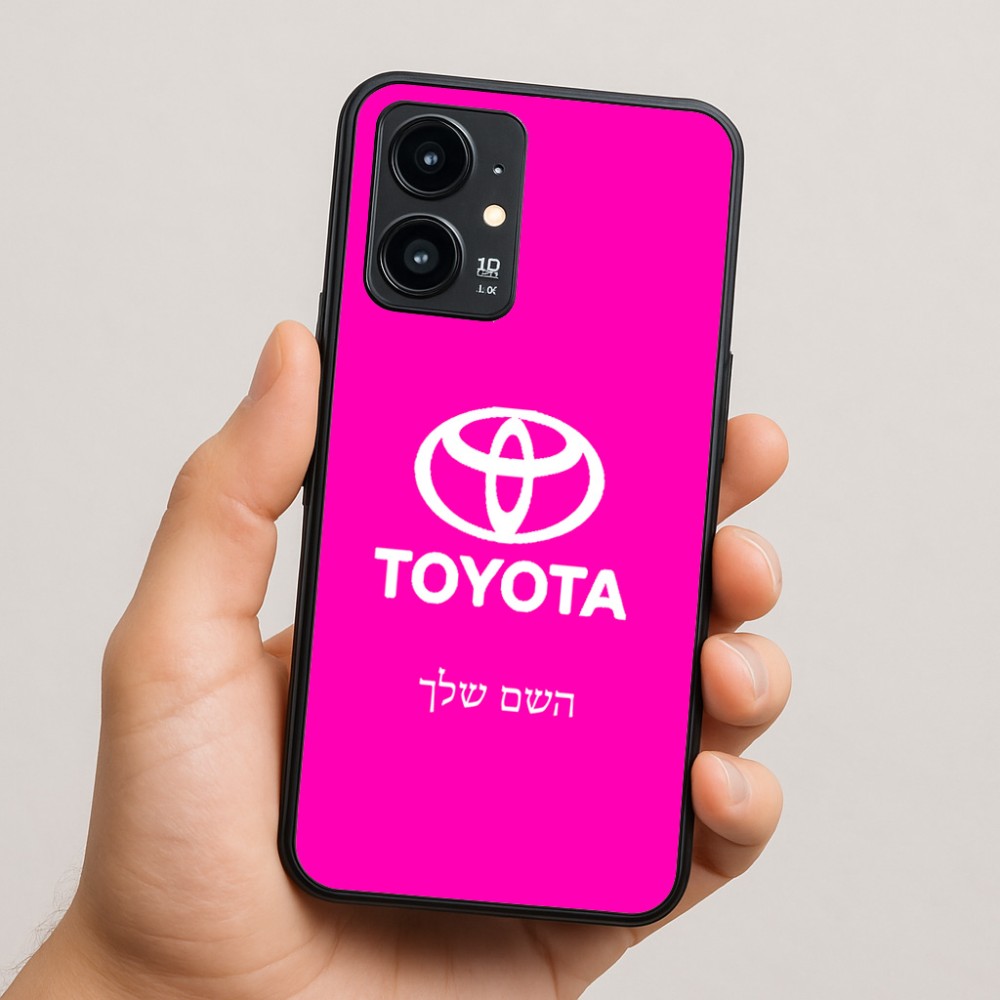 כיסוי בעיצוב אישי עם השם שלך לדגם - Realme 16 Pro 5G בעיצוב טויוטה