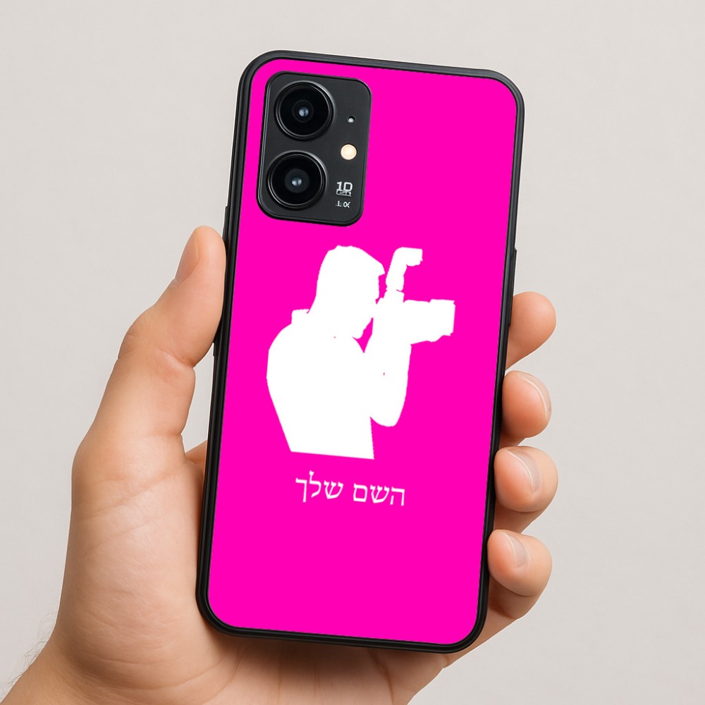 כיסוי בעיצוב אישי עם השם שלך לדגם - Realme 16 Pro 5G בעיצוב צלם - גברים