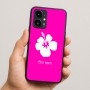 כיסוי בעיצוב אישי עם השם שלך לדגם - Realme 16 Pro 5G בעיצוב פרח היביסקוס