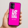 כיסוי בעיצוב אישי עם השם שלך לדגם - Realme 16 Pro 5G בעיצוב לנשק את החברה שלי