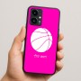 כיסוי בעיצוב אישי עם השם שלך לדגם - Realme 16 Pro 5G בעיצוב כדורסל