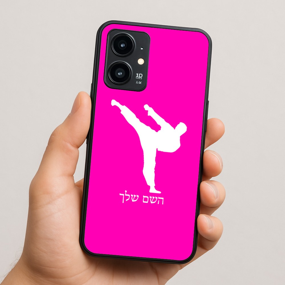 כיסוי בעיצוב אישי עם השם שלך לדגם - Realme 16 Pro 5G בעיצוב קרטה