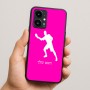 כיסוי בעיצוב אישי עם השם שלך לדגם - Realme 16 Pro 5G בעיצוב שחקן פינג פונג