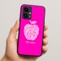 כיסוי בעיצוב אישי עם השם שלך לדגם - Realme 16 Pro 5G בעיצוב הדפס תפוח