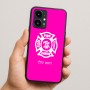 כיסוי בעיצוב אישי עם השם שלך לדגם - Realme 16 Pro 5G בעיצוב כבאי - תגית