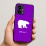 כיסוי בעיצוב אישי עם השם שלך לדגם - Realme 16 Pro 5G בעיצוב דוב