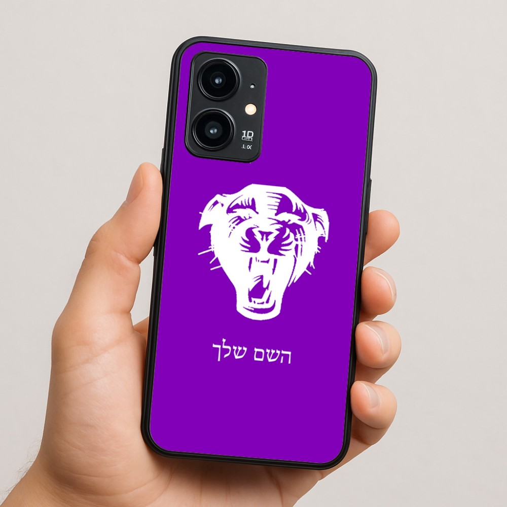 כיסוי בעיצוב אישי עם השם שלך לדגם - Realme 16 Pro 5G בעיצוב פני פנטרה
