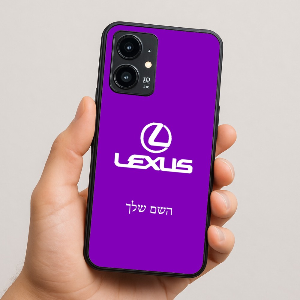 כיסוי בעיצוב אישי עם השם שלך לדגם - Realme 16 Pro 5G בעיצוב לקסוס