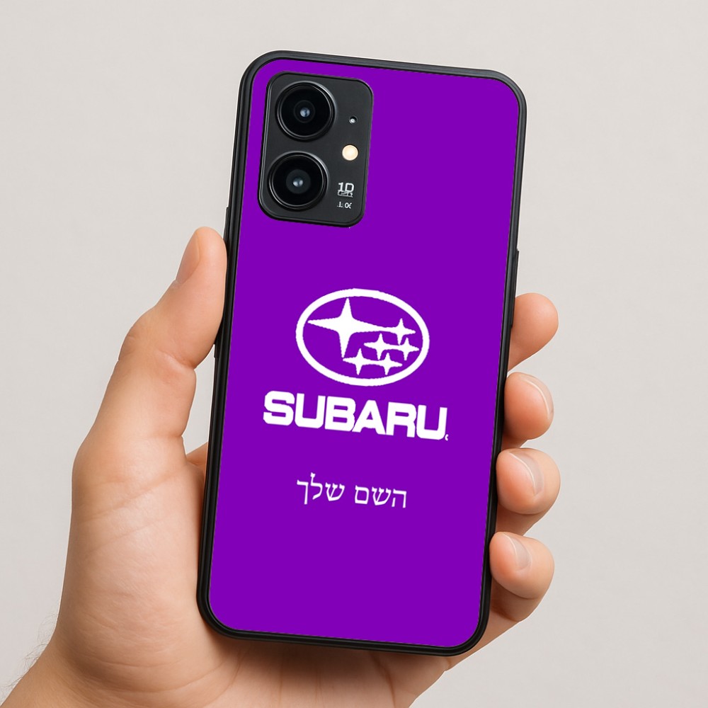 כיסוי בעיצוב אישי עם השם שלך לדגם - Realme 16 Pro 5G בעיצוב סובארו
