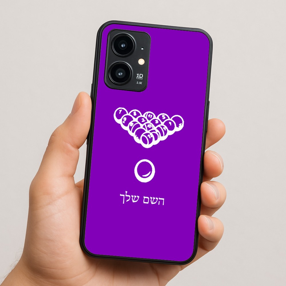 כיסוי בעיצוב אישי עם השם שלך לדגם - Realme 16 Pro 5G בעיצוב בריכה - ביליארד -