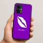 כיסוי בעיצוב אישי עם השם שלך לדגם - Realme 16 Pro 5G בעיצוב שפתיים - נשיקה