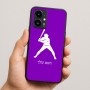 כיסוי בעיצוב אישי עם השם שלך לדגם - Realme 16 Pro 5G בעיצוב שחקן בייסבול