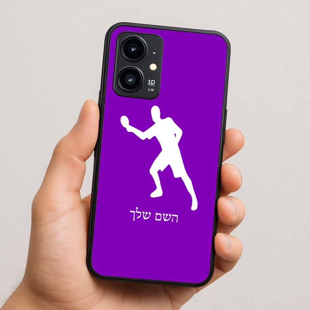 כיסוי בעיצוב אישי עם השם שלך לדגם - Realme 16 Pro 5G בעיצוב שחקן פינג פונג