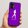 כיסוי בעיצוב אישי עם השם שלך לדגם - Realme 16 Pro 5G בעיצוב רץ רץ אישה