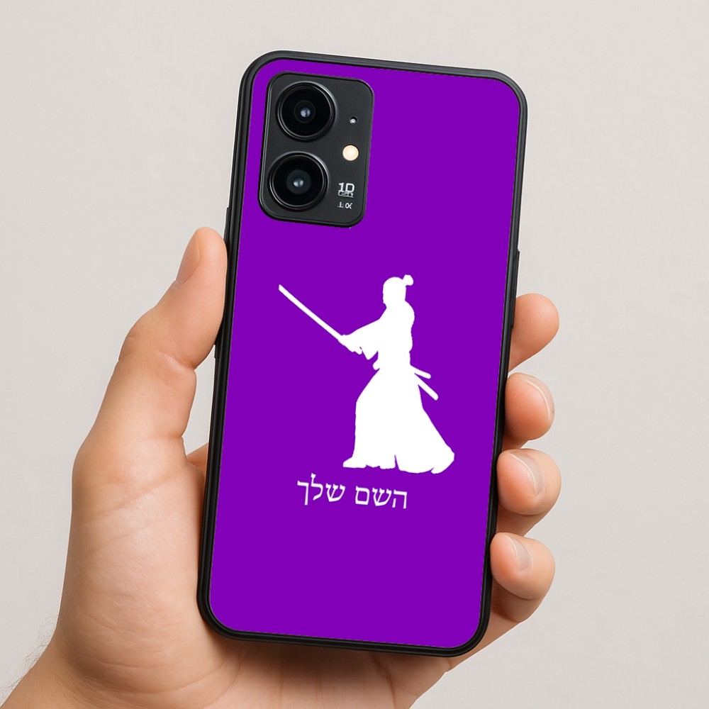 כיסוי בעיצוב אישי עם השם שלך לדגם - Realme 16 Pro 5G בעיצוב סמוראי
