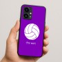 כיסוי בעיצוב אישי עם השם שלך לדגם - Realme 16 Pro 5G בעיצוב כדור כדורעף
