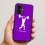 כיסוי בעיצוב אישי עם השם שלך לדגם - Realme 16 Pro 5G בעיצוב הרמת משקולות