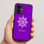 כיסוי בעיצוב אישי עם השם שלך לדגם - Realme 16 Pro 5G בעיצוב הגה - קפטן - ים