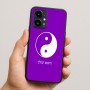 כיסוי בעיצוב אישי עם השם שלך לדגם - Realme 16 Pro 5G בעיצוב סמל יינג יאנג