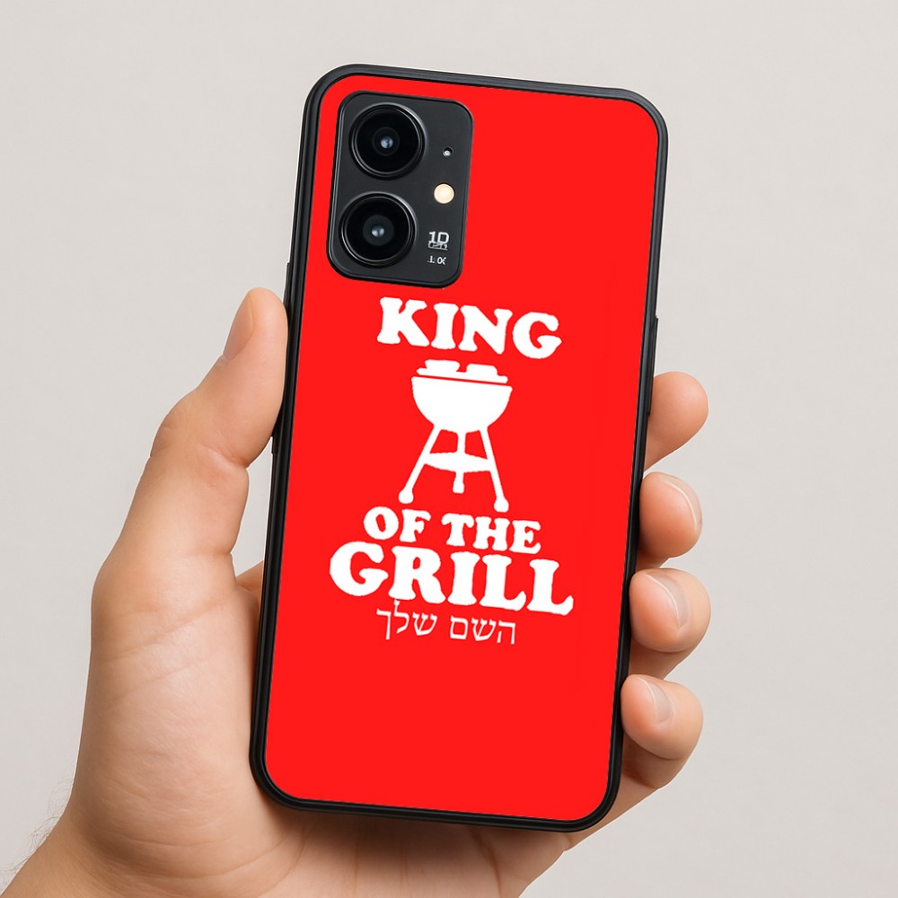 כיסוי בעיצוב אישי עם השם שלך לדגם - Realme 16 Pro 5G בעיצוב מלך הגריל
