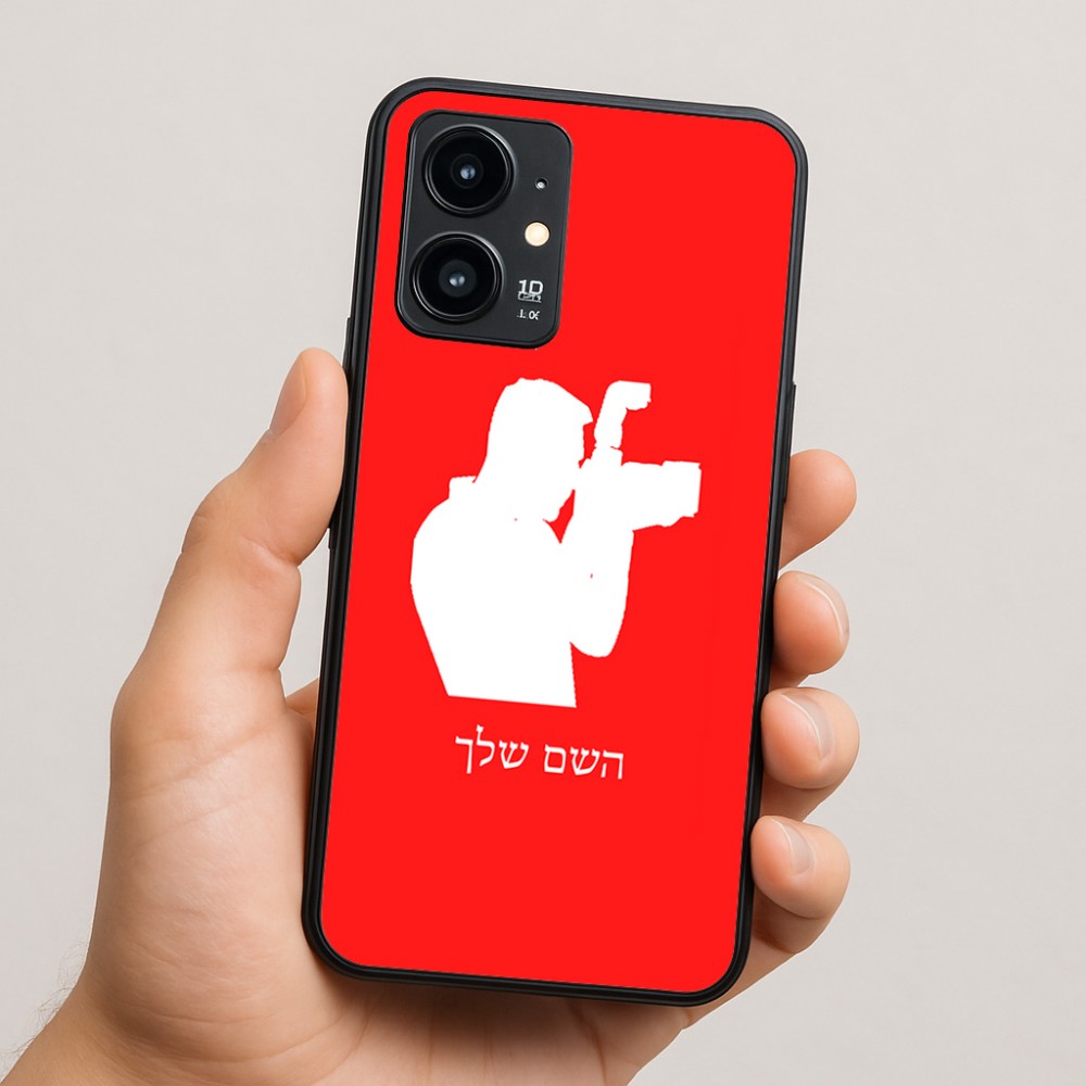 כיסוי בעיצוב אישי עם השם שלך לדגם - Realme 16 Pro 5G בעיצוב צלם - גברים