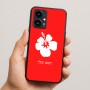 כיסוי בעיצוב אישי עם השם שלך לדגם - Realme 16 Pro 5G בעיצוב פרח היביסקוס