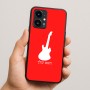כיסוי בעיצוב אישי עם השם שלך לדגם - Realme 16 Pro 5G בעיצוב גיטרה