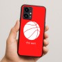 כיסוי בעיצוב אישי עם השם שלך לדגם - Realme 16 Pro 5G בעיצוב כדורסל